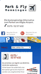 Mobile Screenshot of parken-memmingen-airport.de
